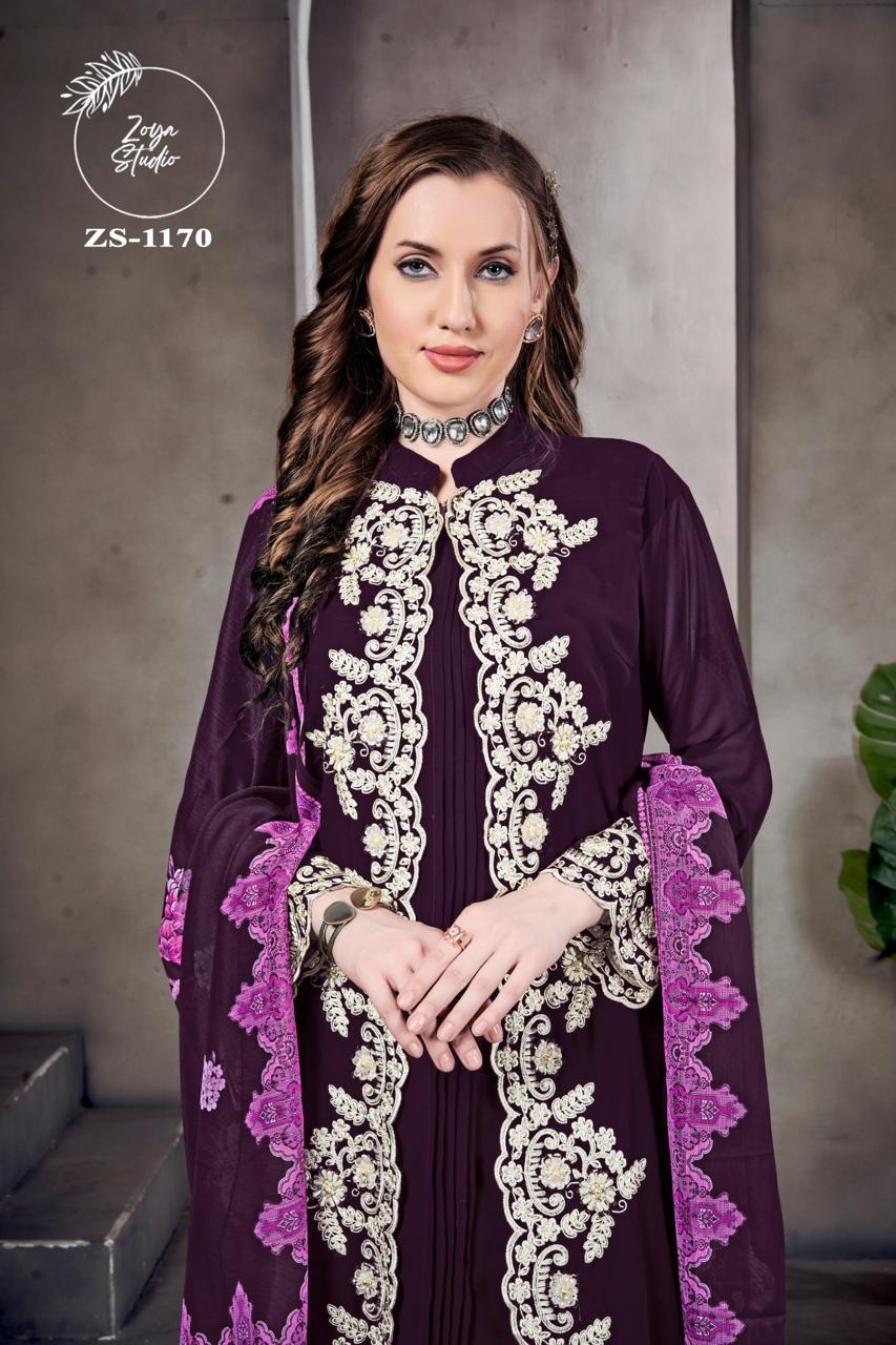 Designer stylish Jacekt With Heavy Embroidery& Handwork With Lace & Cut Work with Glamours Gorgeous Heavy Embroidery sleevs With paired with designer Strachable Pant Removable Inner & Digital Print Dupatta