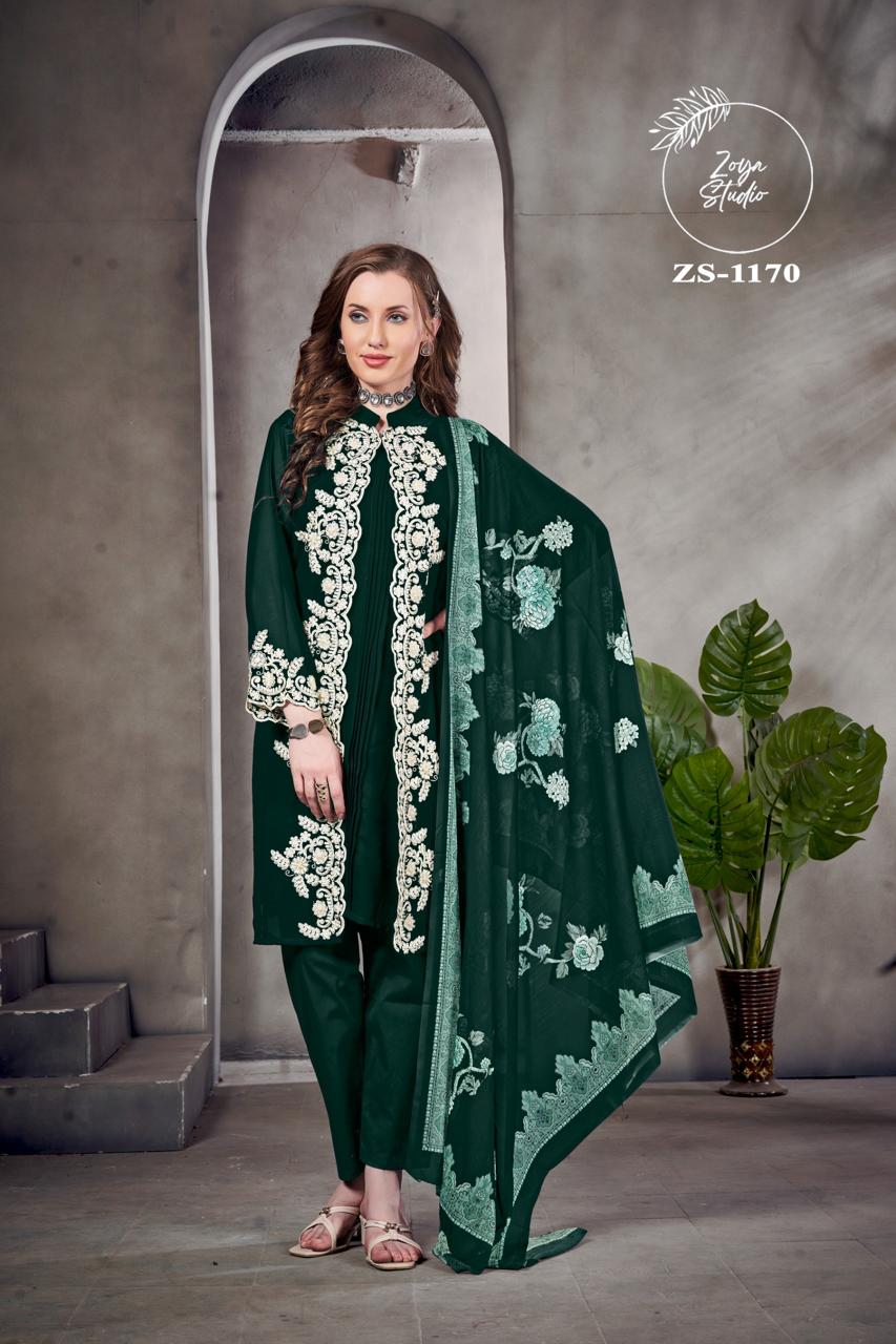 Designer stylish Jacekt With Heavy Embroidery& Handwork With Lace & Cut Work with Glamours Gorgeous Heavy Embroidery sleevs With paired with designer Strachable Pant Removable Inner & Digital Print Dupatta