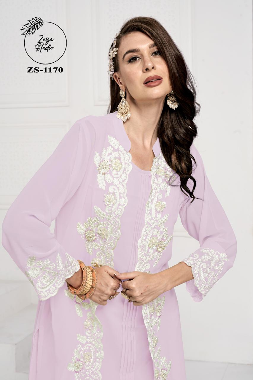Designer stylish Jacekt With Heavy Embroidery& Handwork With Lace & Cut Work with Glamours Gorgeous Heavy Embroidery sleevs With paired with designer Strachable Pant Removable Inner & Digital Print Dupatta