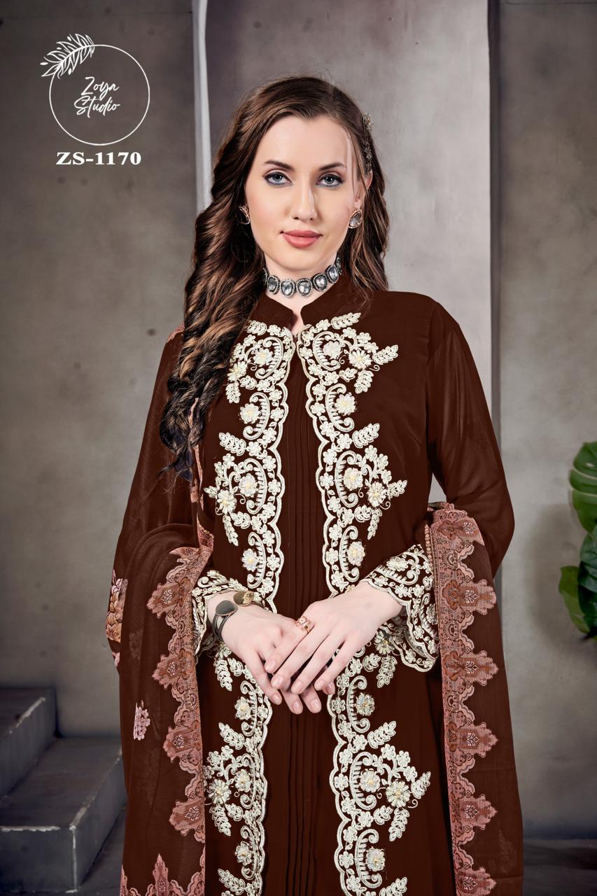 Designer stylish Jacekt With Heavy Embroidery& Handwork With Lace & Cut Work with Glamours Gorgeous Heavy Embroidery  sleevs With paired with designer  Strachable Pant Removable Inner &  Digital Print Dupatta