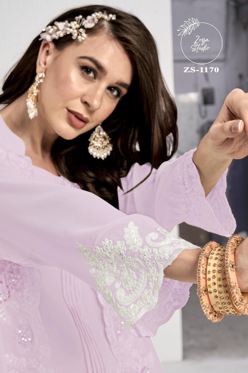 Designer stylish Jacekt With Heavy Embroidery& Handwork With Lace & Cut Work with Glamours Gorgeous Heavy Embroidery  sleevs With paired with designer  Strachable Pant Removable Inner &  Digital Print Dupatta